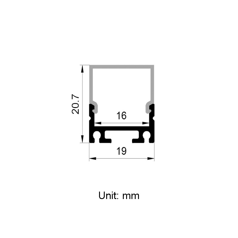 LED Aluminum Profile Suspended Light For 15mm LED Light Strips LED Aluminum Profile Suspended Light For 15mm LED Light Strips